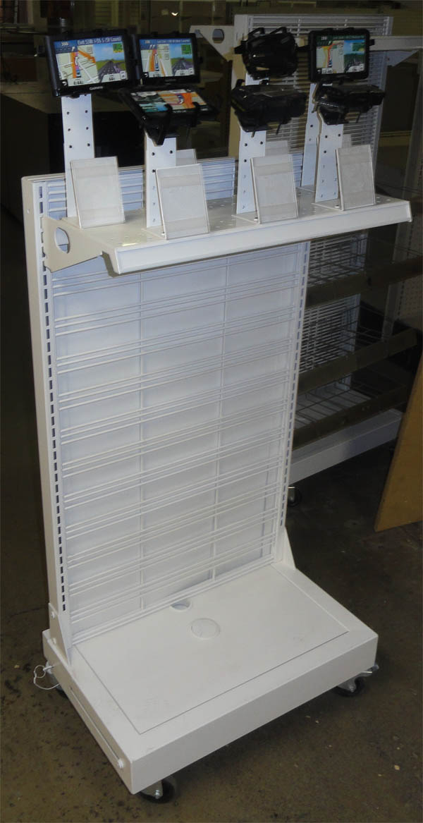 Full White Gridwall Stand - Click Image to Close