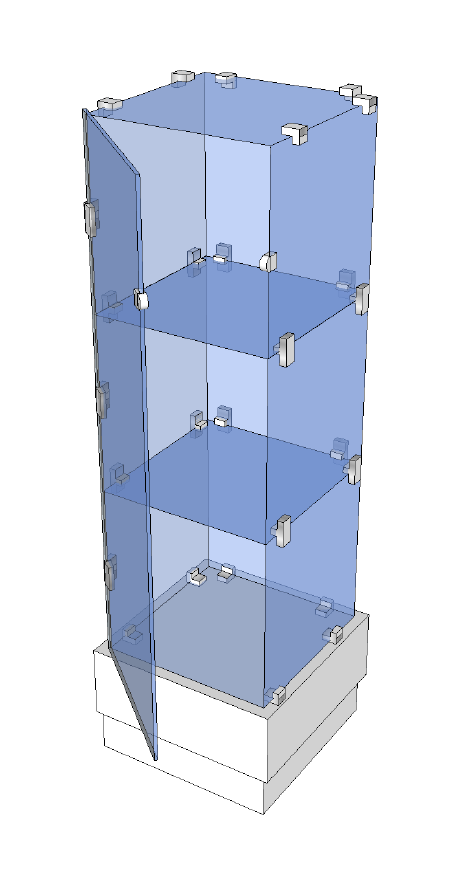 Enclosed Tower Cube System - Click Image to Close