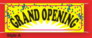Confetti Banner- Grand Opening - Click Image to Close