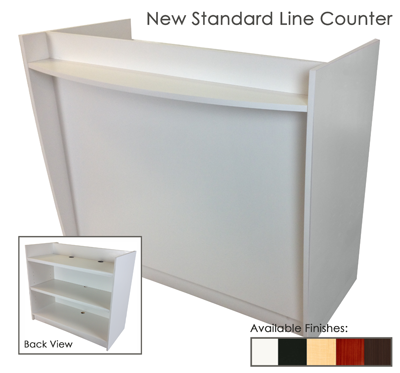 Counter with Front Ledge- Standard Line - Click Image to Close