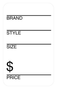 White Shoe Label - Click Image to Close